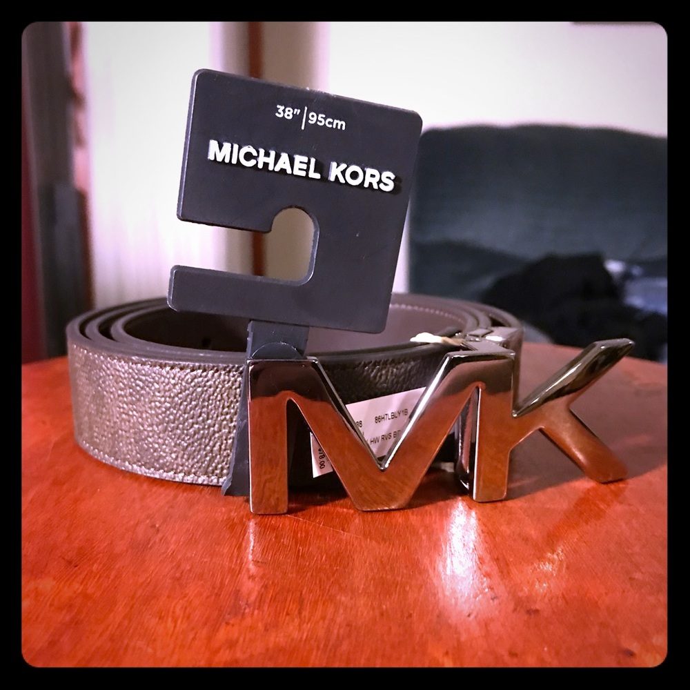Michael Kors Repeat logo Reversible belt